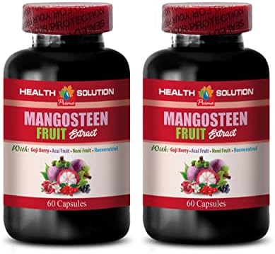 mangosteen capsules - MANGOSTEEN FRUIT EXTRACT COMPLEX WITH RESVERATROL, ACAI FRUIT, POMEGRANATE, NONI FRUIT, GOJI BERRY - Pomegranate vitamins for memory - resveratrol supplement - 2 Bottles 120 Cap