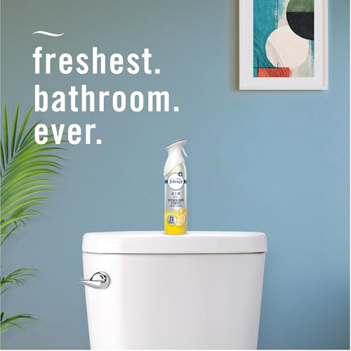 Image of Febreze Air Mist Air Freshener Spray, Odor-Fighting Room Spray, Air Fresheners for Home and Bathroom and Kitchen, Aerosol Can, Kitchen Odor Fighter Scent, 8.8oz (Pack of 3)