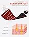 YOHOTESION Red Light Therapy Belt for Back & Waist, Portable Infrared Red Light Therapy Pad with 660nm 850nm LEDs, One-Button Control & 20-Min Auto Shut-Off