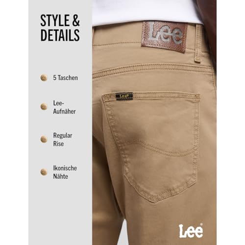 LEE - Jeans Herren - Regular Straight Fit - Extreme Motion - Cougar – Ansicht 6