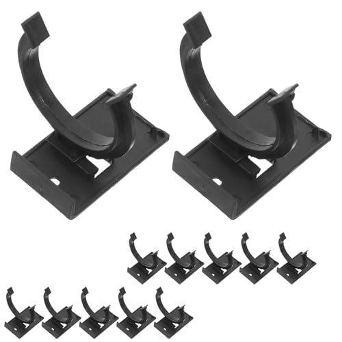 TOVINANNA Clips para Zócalo de Cocina 12 Juegos de Plástico para Fijación Rápida en Muebles y Armarios, Accesorios para Instalación en Hogar y Oficina