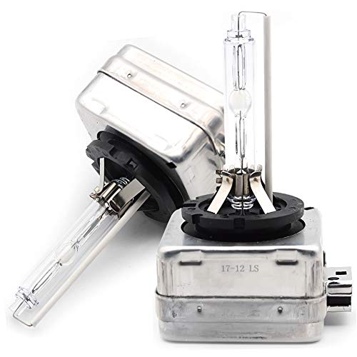 BeiLan D1S 6000k Ampoule Xénon HID LED Lampe de Rechange pour 12V 35W Voiture Phare Avant,lot de 2