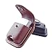 Handmade Fliptop Leather Lighter Pouch Holder Case with Pocket Belt Loop (Brown+Black)