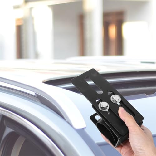 Fixation sécurisée barre LED acier supports toit SUV
