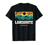 Lanzarote España Playa Sunset Design Camiseta