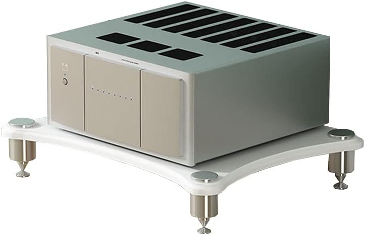 Monitor Speaker Stands Audio Stand Stand Media Equipment Floor Stand Speaker Stand with Shock Absorption Foot Nail Shelf Small Bookshelf 1/2/3 Layer Studio Monitor Stand,A-3