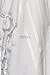 Mofet 100% Wool Tallit Traditional (Lamenatzeach) 1-Hole Ashkenazi Knot - Thin, Comfortable Prayer Shawl (Talis, Talit) (White/Silver Stripes, 50)