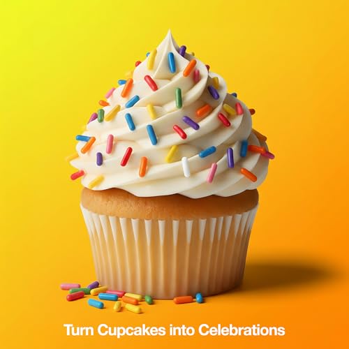 Image of Rainbow Sprinkles 10 oz - Colorful Rainbow Jimmies | Cake Decorating, Cupcakes, Cookies, Donuts, Ice Cream & Dessert Toppings