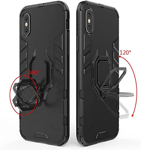 Compatible Oppo A17 4G Coque Résistante Anti Choc avec Anneau Bague Anti Chute béquille [Novago] - vue 8