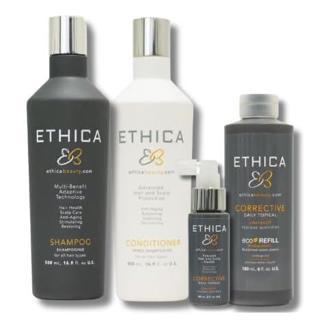 Corrective Bundle Supporting Hair Growth for Men. Promotes Healthy Scalp & Hair Regrowth, 4 Month Supply Cover