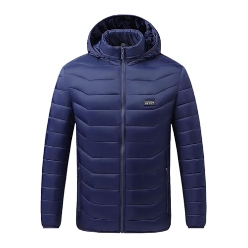 Veste de ski homme et camping : manteau thermique d'hiver à chauffage rapide USB