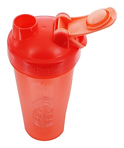 Image of BlenderBottle C01632 Plastic Classic Loop Top Shaker Bottle, 825 ml (Coral)