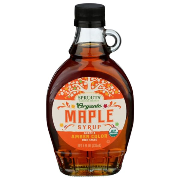 Generic Sprouts Organic Grade A Maple Syrup Amber - 8 fl oz