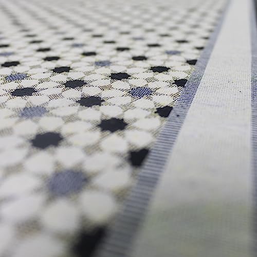 Modefa-Turkish-Islamic-Prayer-Mat-Janamaz-Sajjadah-Thin-Woven-Cotton-Praying-Rug-Ramadan-Eid-Gift-Traditional-Muslim-Sejada-for-Men-Women-Hira-Diamond-Black