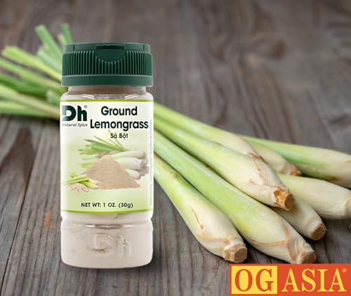 DH FOODS Gemahlene Zitronen Gras – Vietnamesisches Gewürz für Curry, Grill, Marinade & mehr – OG ASIA – 30g