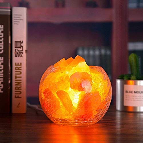 Household Salt Lamps Himalayan Salt Lamp,Small Natural Pink Salt Rock Lamps, Usb Sea Salt Crystals Night Light With Dimmer Switch And Air Purifier Home Bedroom Pregnant Women Feeding Eye Protection Ta #TOP2