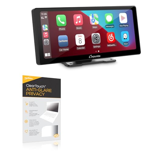 BoxWave Screen Protector Compatible with Carpuride W103 (10.3 in) - ClearTouch Anti-Glare Privacy (2-Pack), Privacy Screen Protector Flexible Film Anti-Glare
