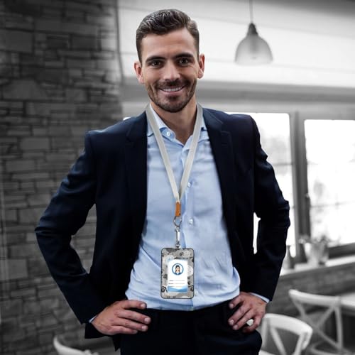 Clipe porta-crachá de identificação de ovelhas, porta-cartão de cruzeiro, porta-crachá de couro com