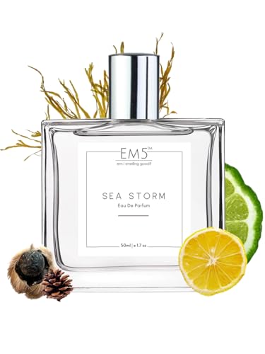 Image of EM5 Sea Storm Unisex Perfume | Amber Aquatic Fresh Marine | EDP Spray for Men & Women | Strong & Long Lasting Fragrance | Luxury Gift for Him /Her
