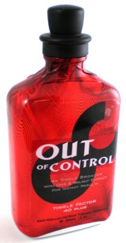 RSun OC Out Of Control 4x Tingle Bronzer with DHA & Walnut Extract Tanning Lotion