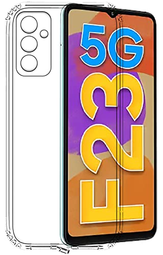 Tough Lee Back Cover Case for Samsung Galaxy F23 5G (Silicon | Transparent)- Best and cheap mobile covers in India