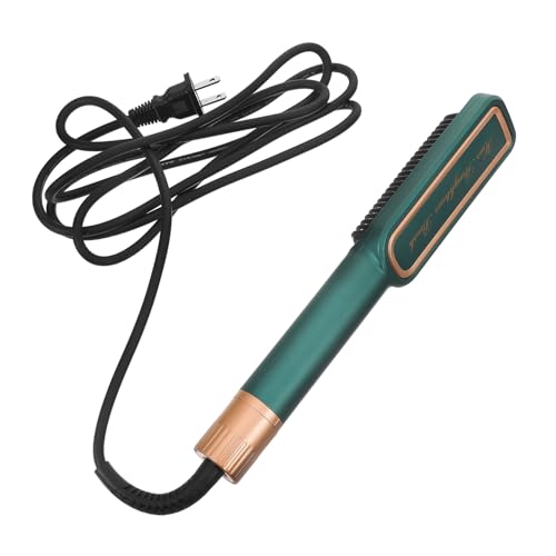Plancha para el Cabello Abaodam con Placas Cerámicas, Temperatura Ajustable, Color Verde, Voltaje 110 V, Enchufe Estándar EE.UU., Ideal para Viajes y Uso Diario miniatura 1