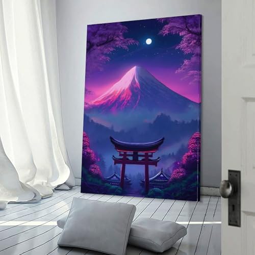 Affiche de nature japonaise idée cadeau anniversaire déco chambre