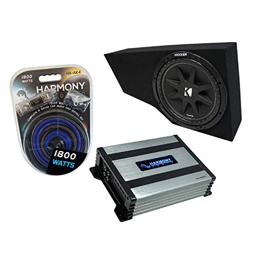 Harmony Audio Compatible with 2002-2009 Chevy Trailblazer Kicker Bundle Comp C12 Single 12