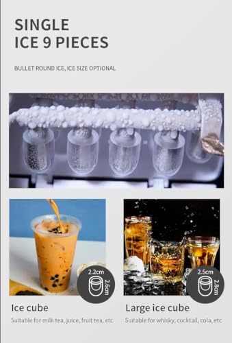 Máquina para hacer hielo portátil OKYUK miniatura 7