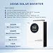 Anern Hybrid Inverter 2500W 12VDC to 220V-240VAC Off Grid Solar Inverter Built-in 100A MPPT Charge Controller Work With LiFePO4 and Lead-acid Battery