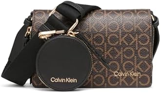 Calvin Klein Womens Millie Triple Compartment Camera Bag Crossbody Calvin Klein Millie Triple Compartment Camera Bag Crossbody