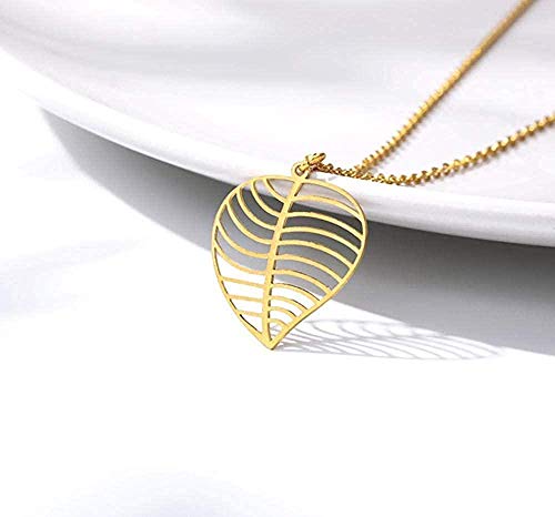 Preisvergleich Produktbild Halskette Zierliche Blatt Charm Halskette Frauen S Schmuckkette Freundschaft Halskette