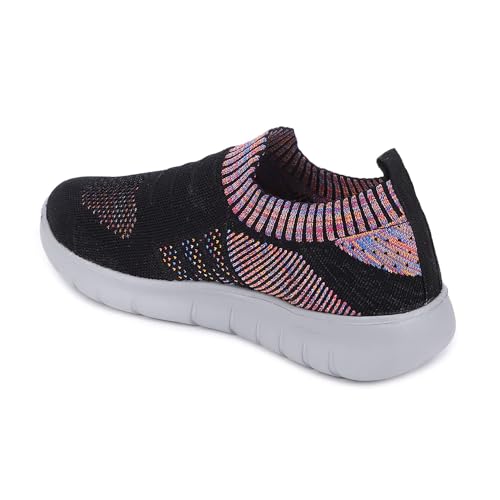 Image of Marc Loire Women's Lightweight Athleisure Knitted Active Wear Slip-On Sneaker Shoes for Sports, Athletics and Walking