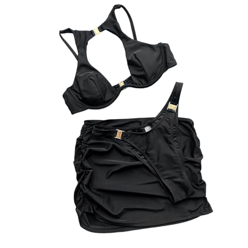 Maillot de bain 3 pièces femme nylon faible entretien loisirs