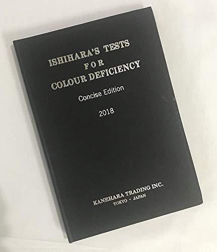 Carnets de test Ishihara carence de couleur pour dépister le daltonisme rouge vert