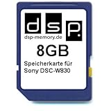 Velocidad probada clase 10 Tarjeta de Memoria de 8 GB para Sony DSC-W830
