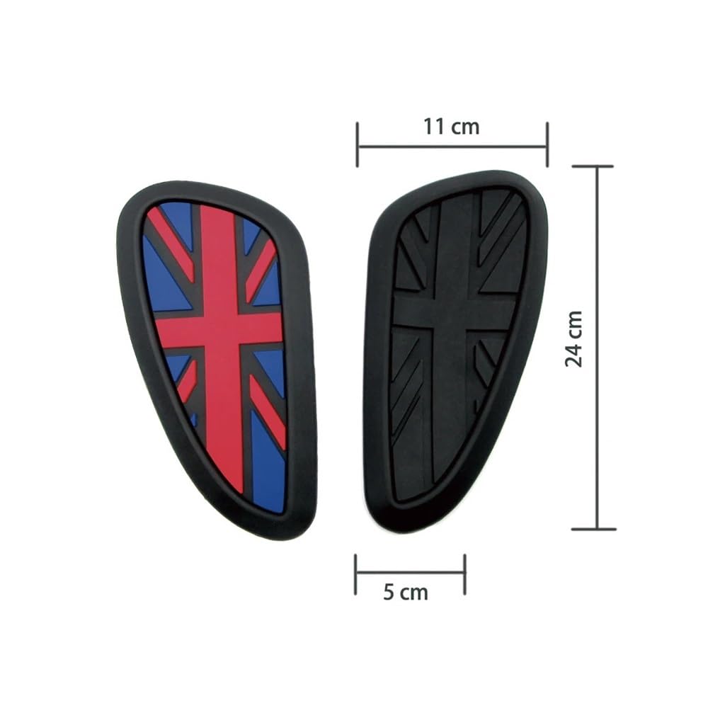protège réservoir autocollant Autocollants Antidérapants Pour Réservoir De Moto, Coussinets Latéraux Traction Pour Pour