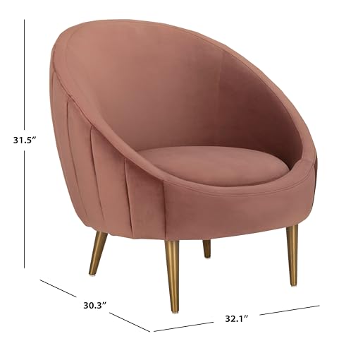 Sillón Tubular Plegable Rosa Polvoriento miniatura 3
