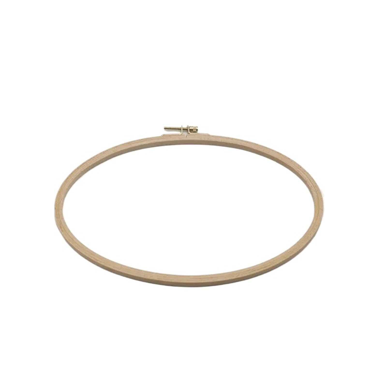 QCPLMKOJN Embroidery Hoop, Cross Stitch Wooden Oval Embroidery Hoop Frame Set for DIY Needle Craft Tool 1/3 Pcs(Diameter 29.5cm)
