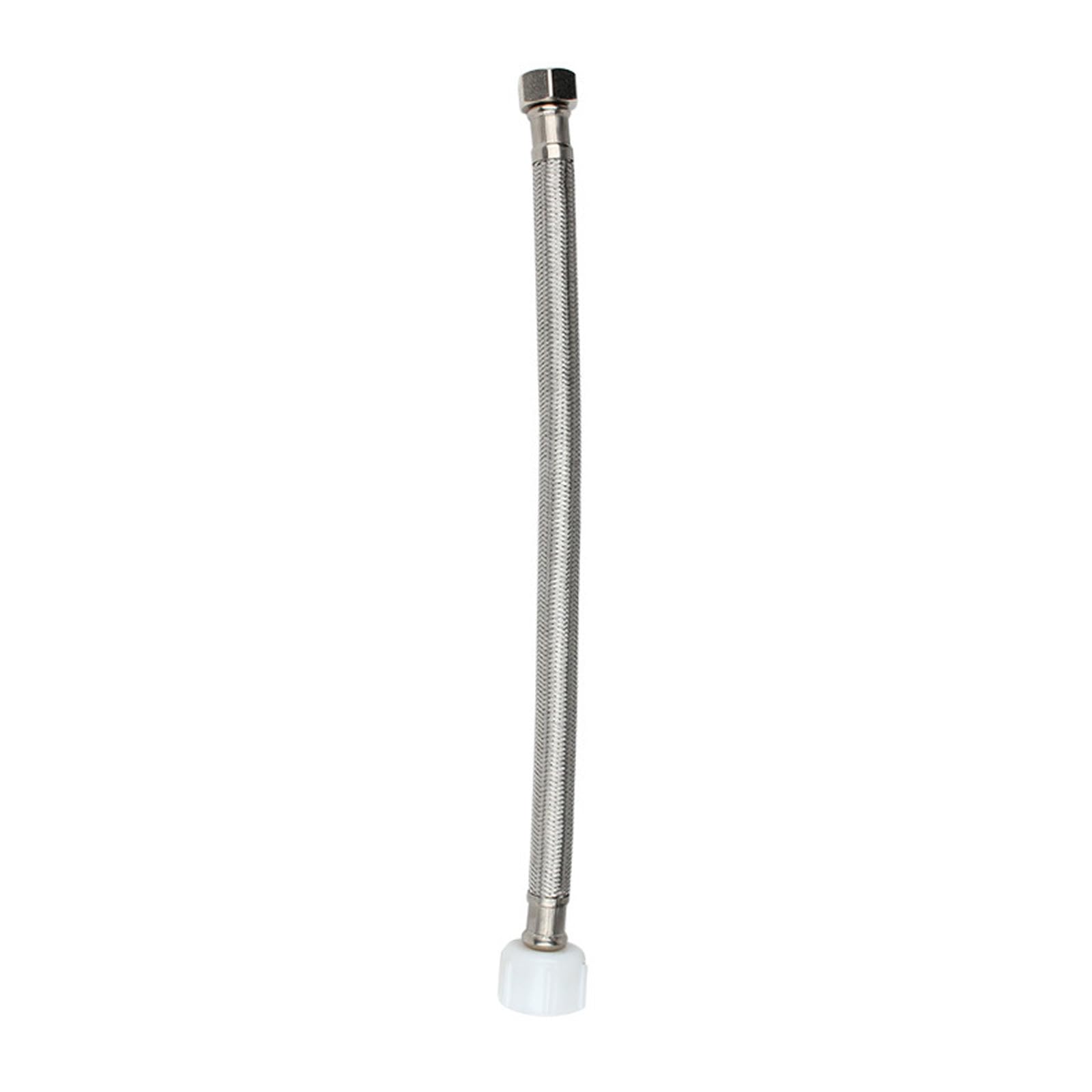 Maxtonser Braided Stainless Steel Toilet Hose 3/8inch to 1/2inch Toilet Water Connectors Hose Flexible Toilet Connector Enduring