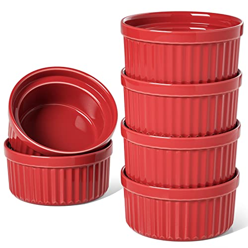 LE TAUCI 8 Oz Ramekins, Creme Brulee Dishes...