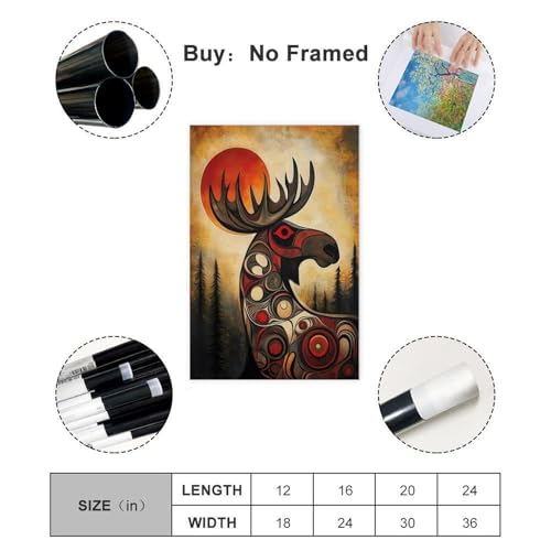 Impression sur toile orignal : le cadeau idéal de décoration murale