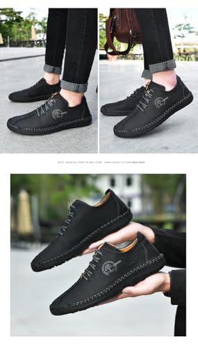 Men's Casual Dress Oxfords Shoes Business Formal Derby Sneakers.Men's Leather Lined Dress Oxfords Shoes4