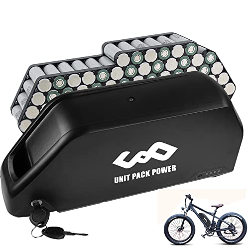Batteria per Ebike da 52 V, 24 Ah, Shark Ebike, per 1500 W, 1000 W, 750 W, 500 W, 350 W, 250 W, kit di conversione per bici elettrica Bafang e altre ruote