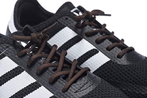 Image of Round Athletic Shoelaces 2 Pair - For Mountaineering Hiking Walking Boot Thick Shoelace String Rope Shoe Laces
