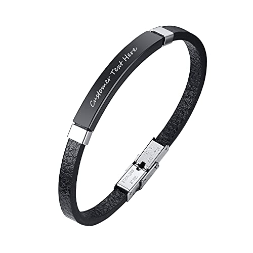 Bracelet femme acier titane noir pour un look rétro au quotidien