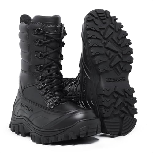 Coturno Militar Bota Tática Com Zíper Attack Reforçado Resistente a água LUGHATO OFICIAL (42, BR, Adulto, Numérico, M, 42)