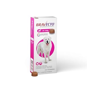 Bravecto Cães de 40 até 56kg Bravecto para Cães, 40 a 56kg