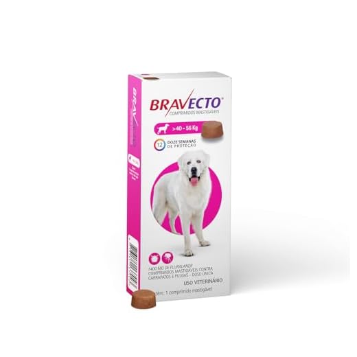 Bravecto Cães de 40 até 56kg Bravecto para Cães, 40 a 56kg,