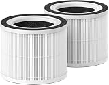 2 Pack Replacement Filters for Sterra Moon Air Purifier, 4-Stage Filtration True HEPA, Activated Carbon & Pre-Filter